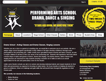 Tablet Screenshot of performingstars.co.uk